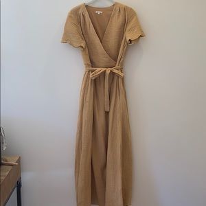 Rylee + Cru Eyelet Boho Wrap Dress